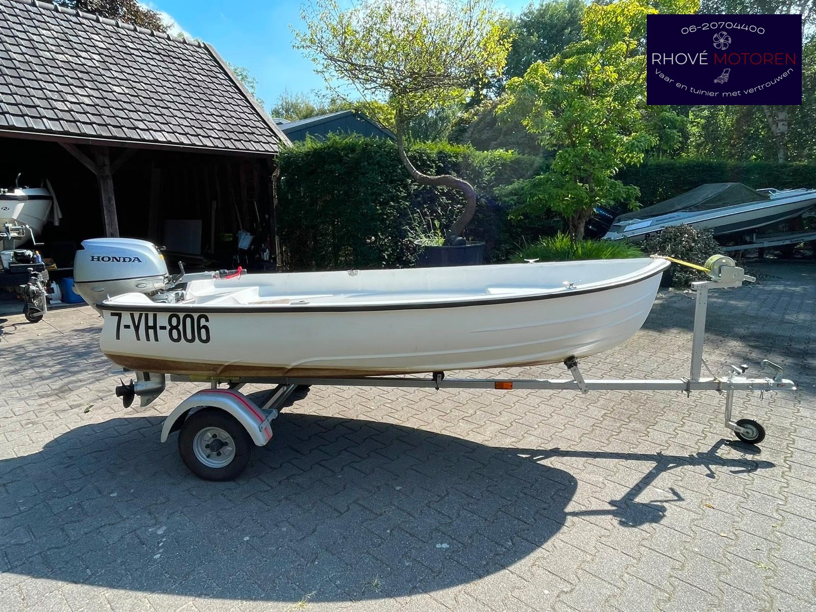 With 320 + Honda 20 PK 4-takt – compleet met trailer - Image 22