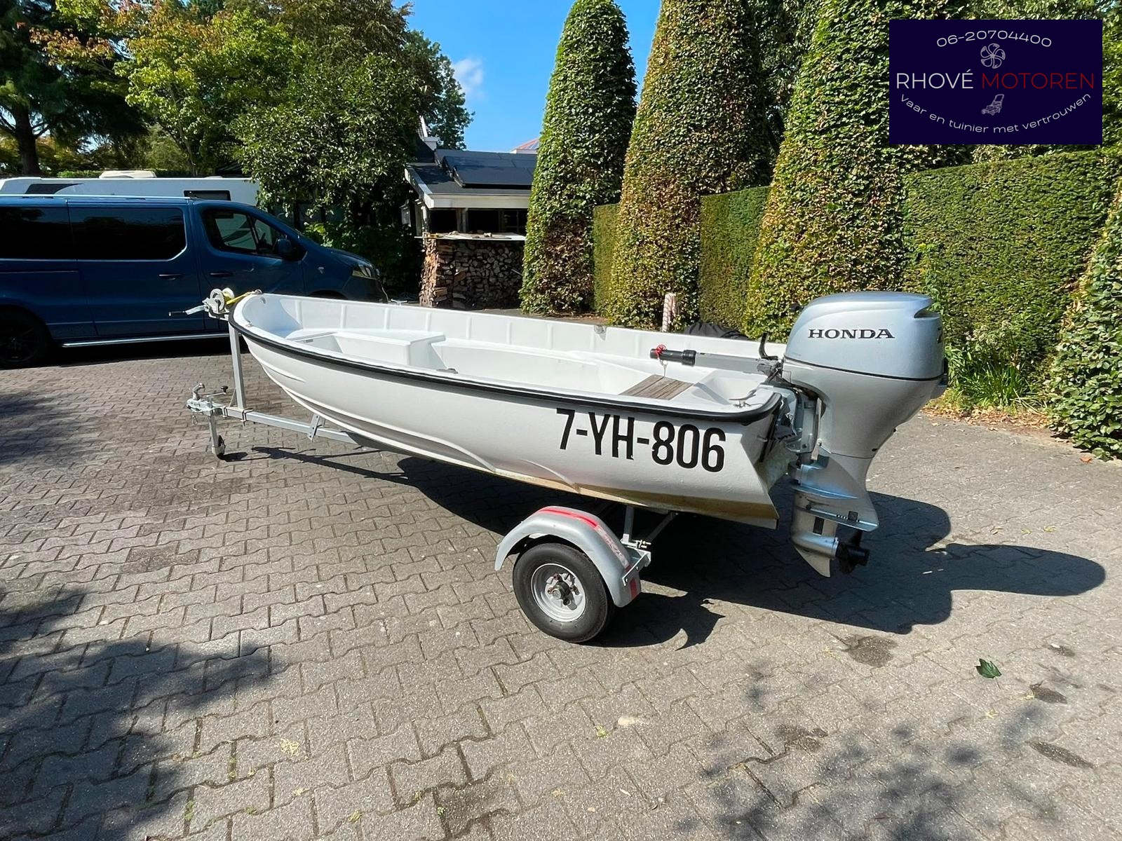 With 320 + Honda 20 PK 4-takt – compleet met trailer - Image 19