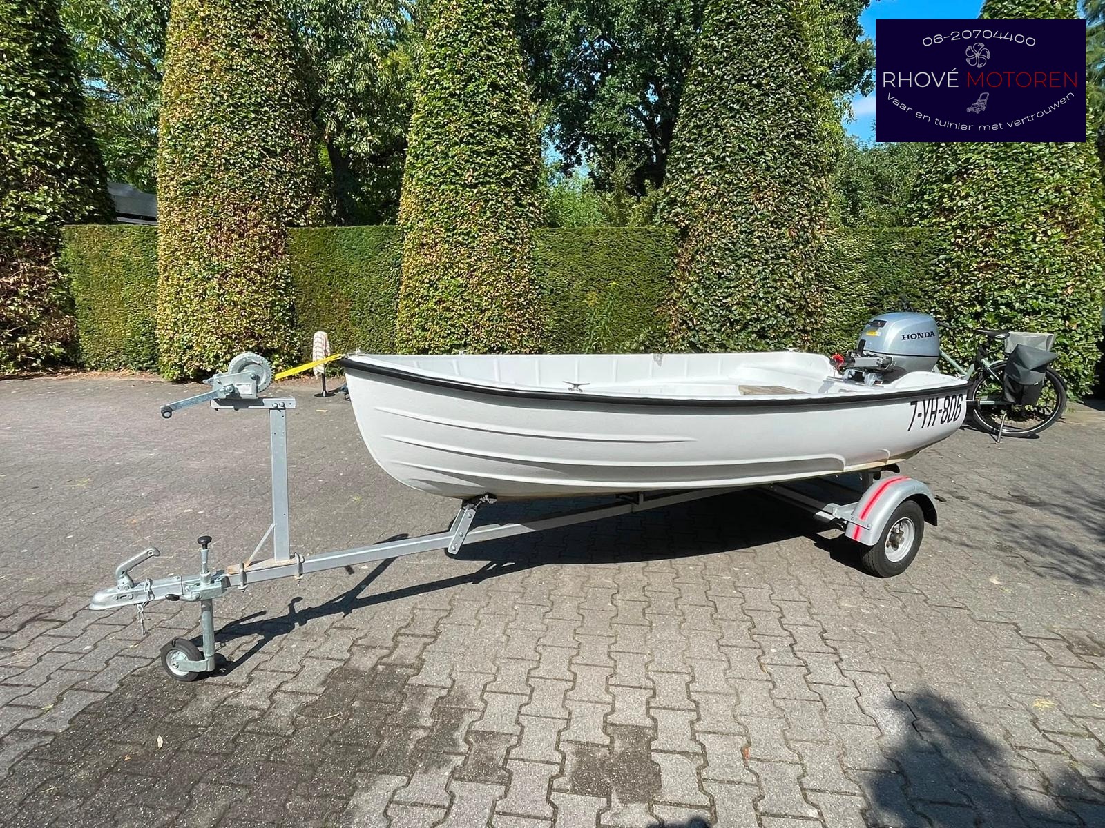 With 320 + Honda 20 PK 4-takt – compleet met trailer - Image 17