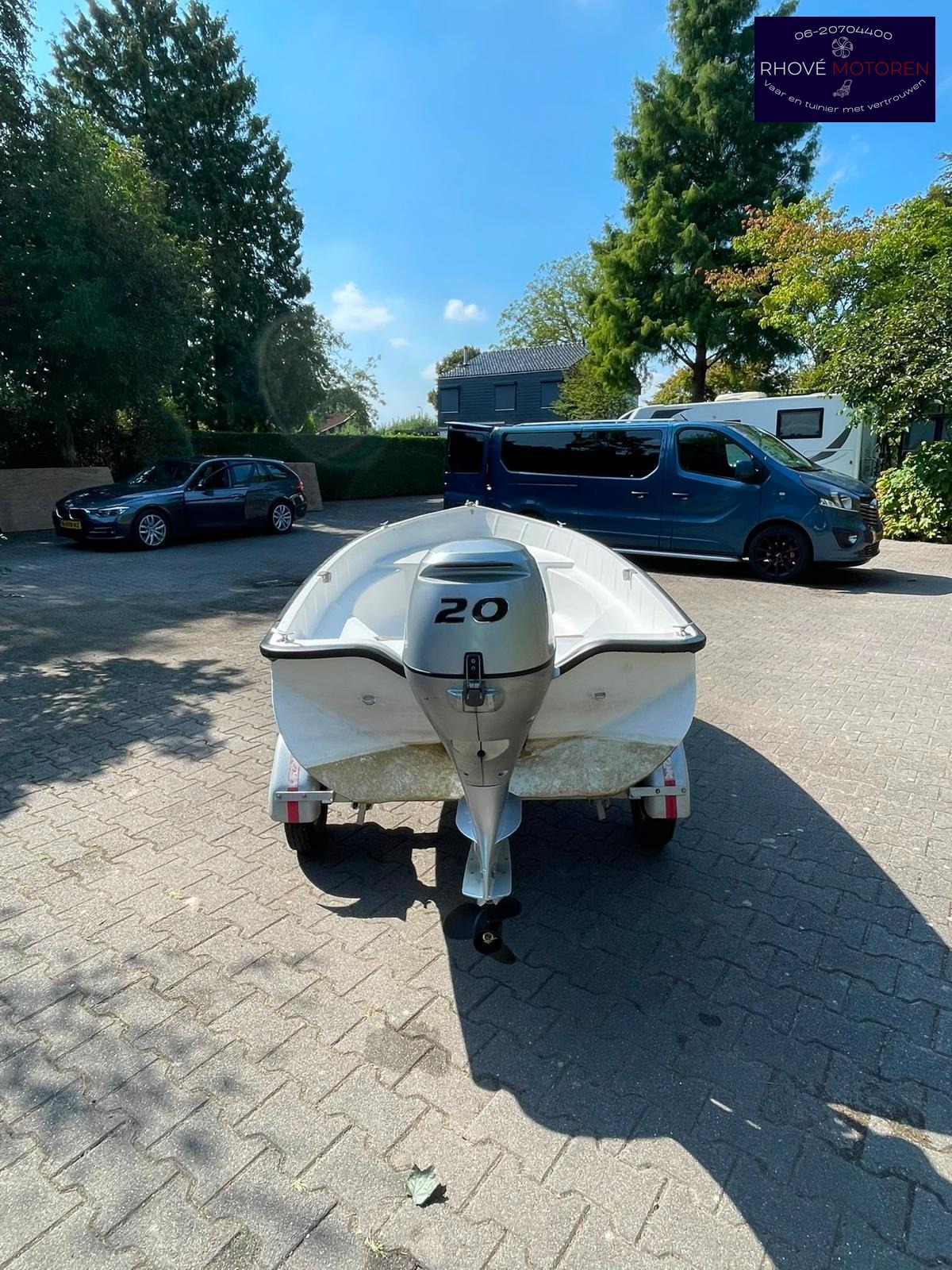 With 320 + Honda 20 PK 4-takt – compleet met trailer - Image 16
