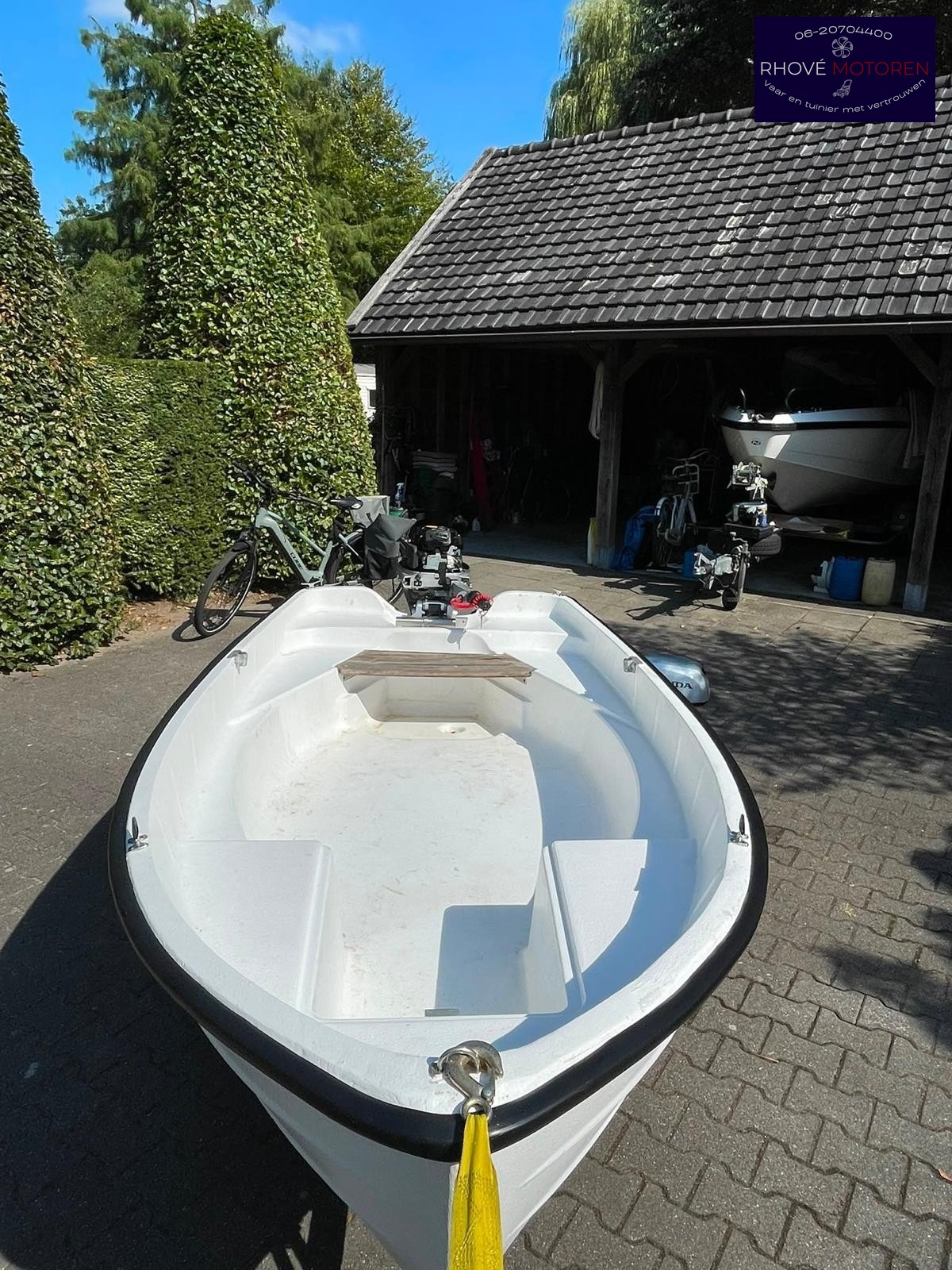 With 320 + Honda 20 PK 4-takt – compleet met trailer - Image 6